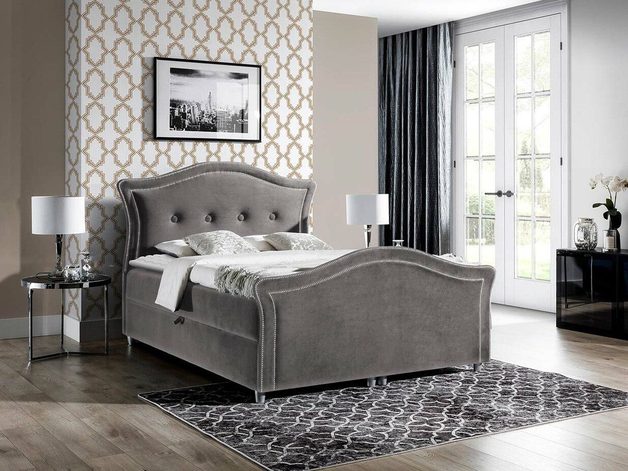 Boxspring postelja Oleum I (Velluto 17)