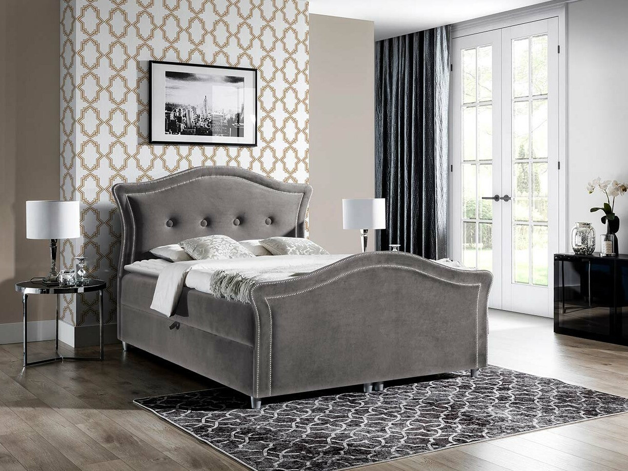 Boxspring postelja Oleum I (Velluto 17)