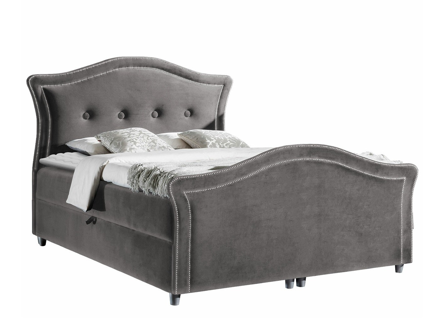 Boxspring postelja Oleum I (Velluto 17)
