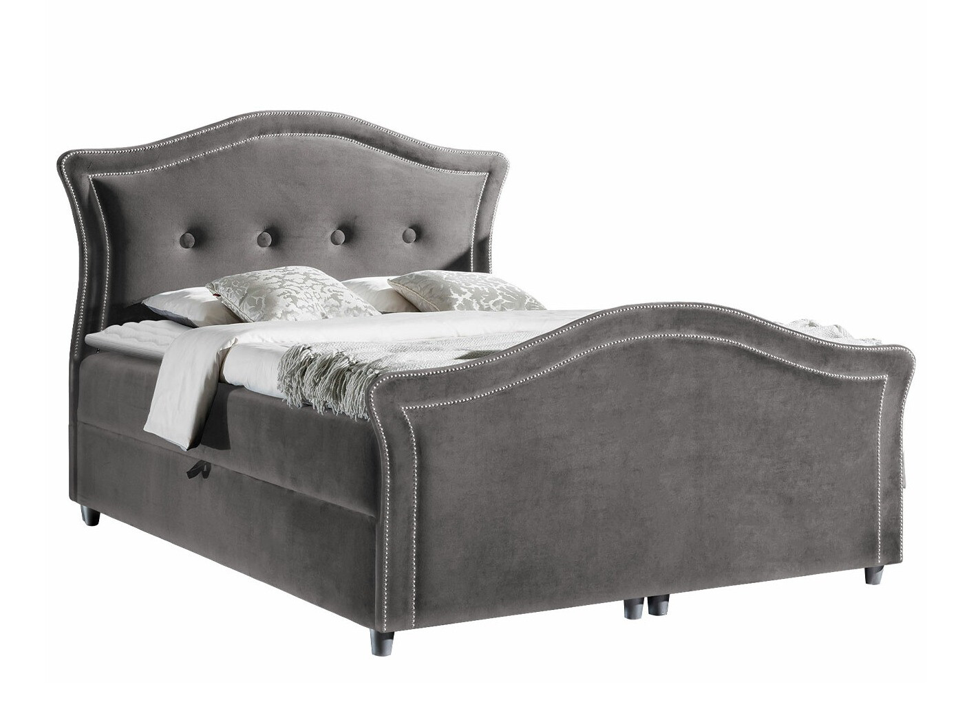 Boxspring postelja Oleum I (Velluto 17)