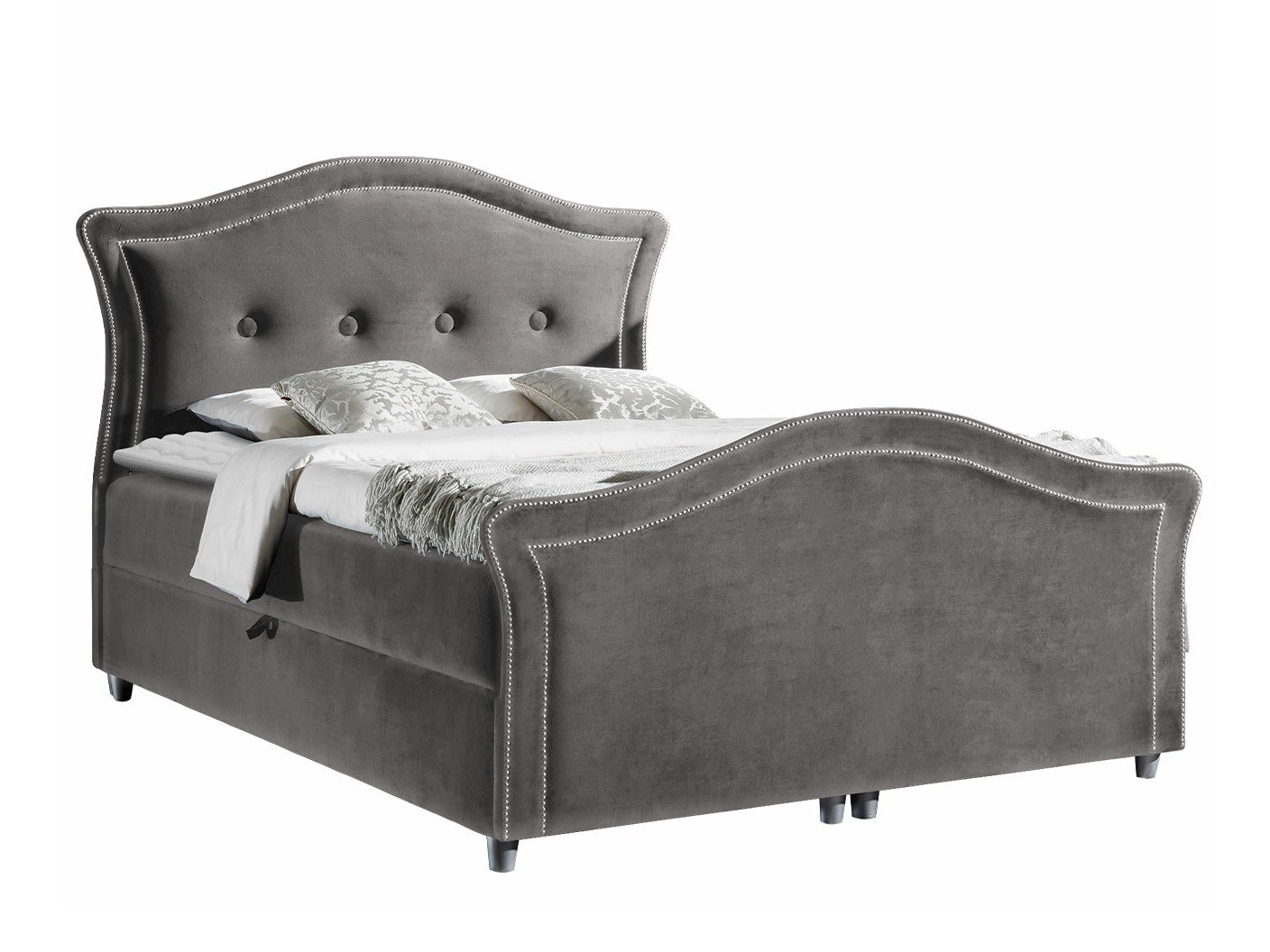 Boxspring postelja Oleum I (Velluto 17)
