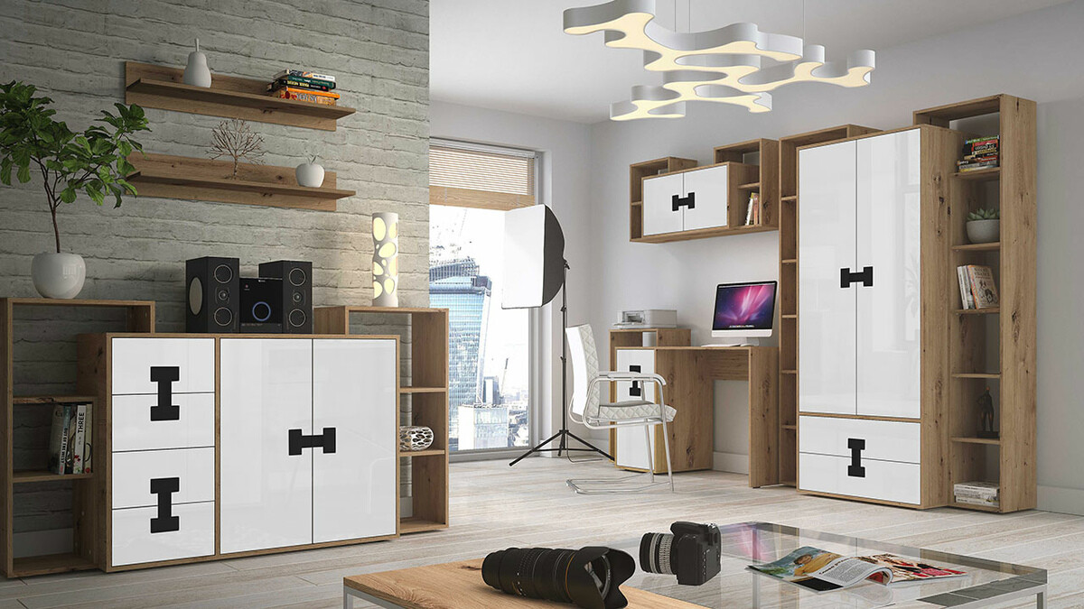 Garderobna omara Florevi 113 (Artisan hrast)