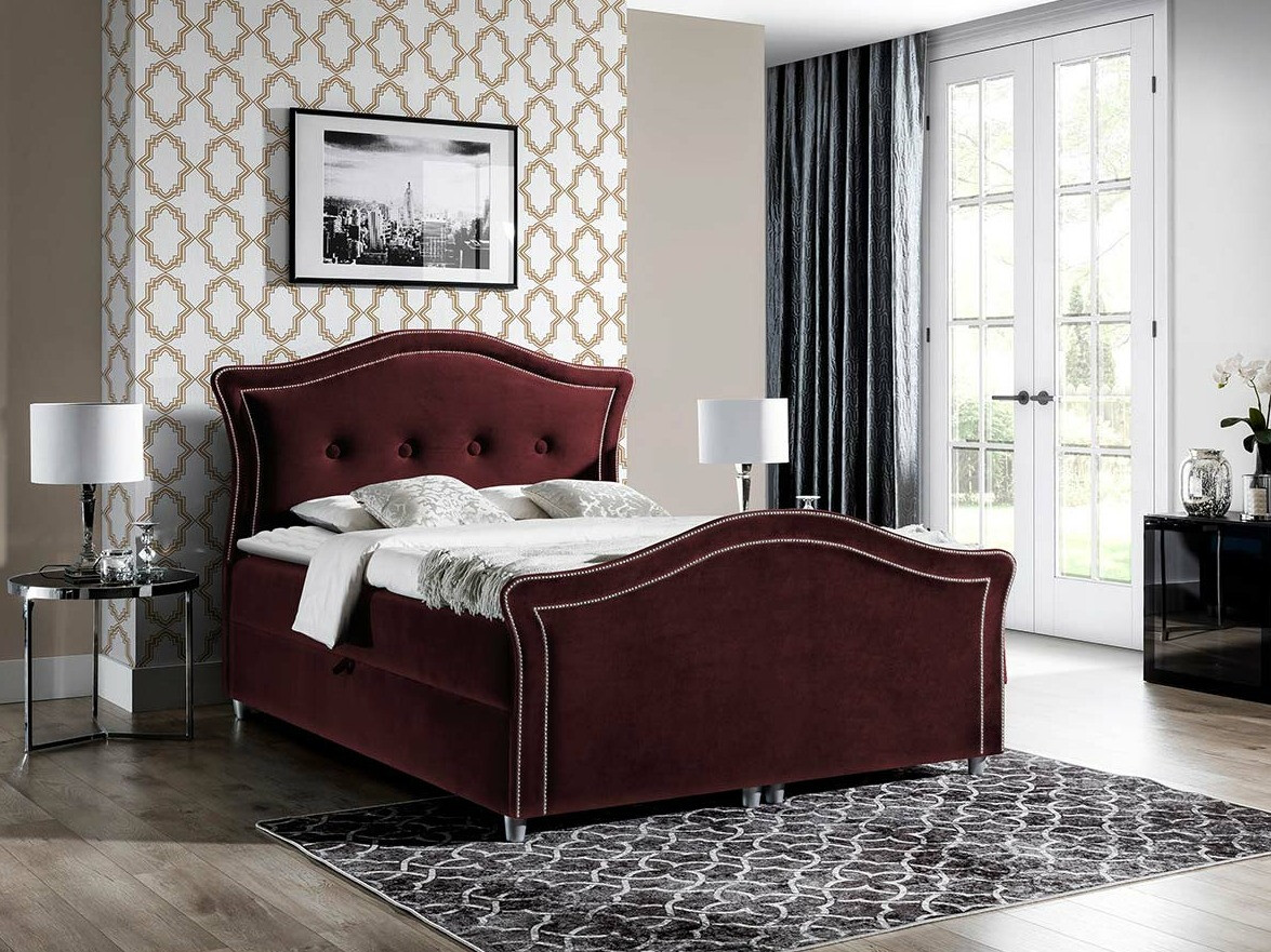 Boxspring postelja Oleum I (Velluto 32)