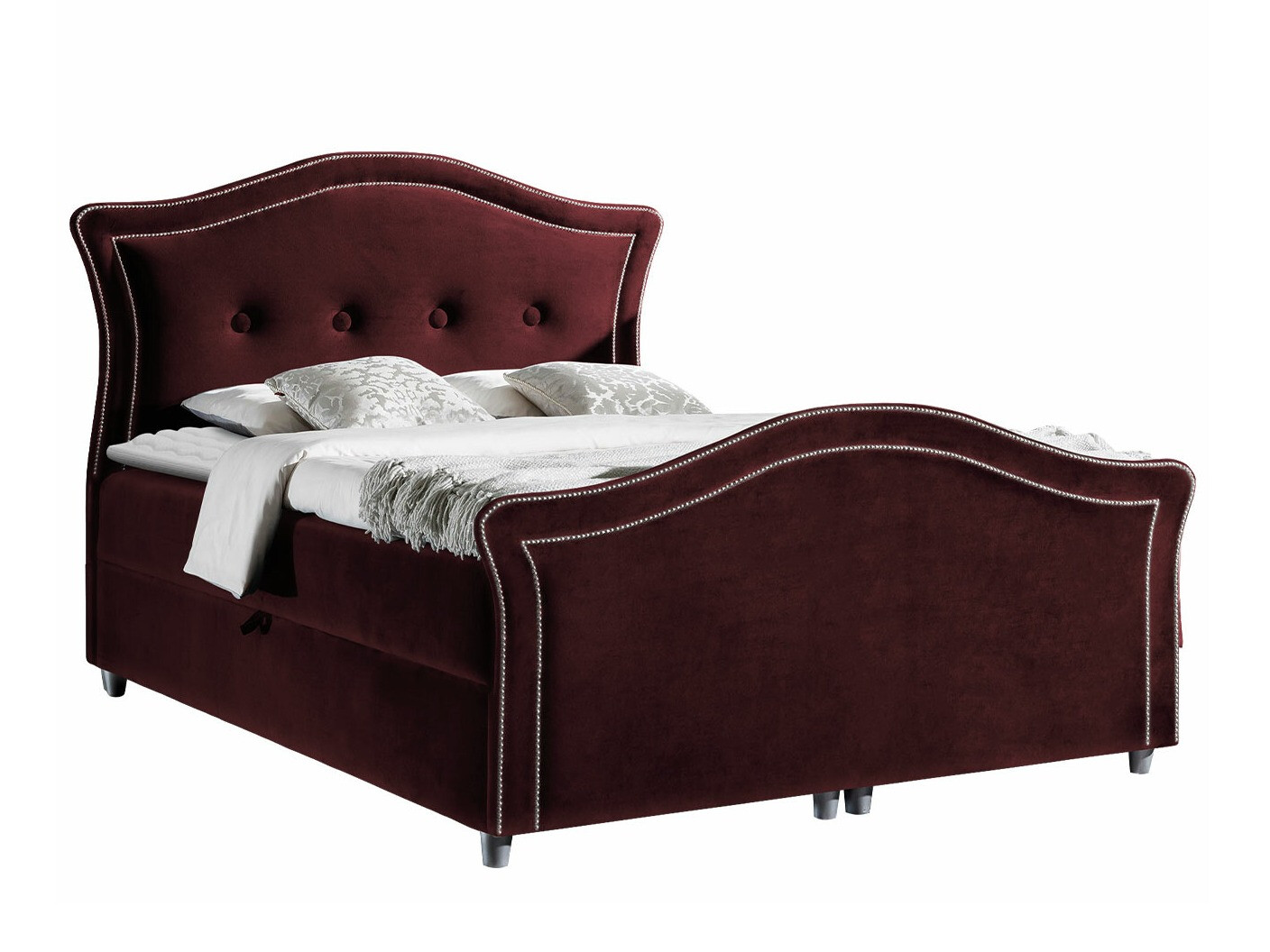Boxspring postelja Oleum I (Velluto 32)