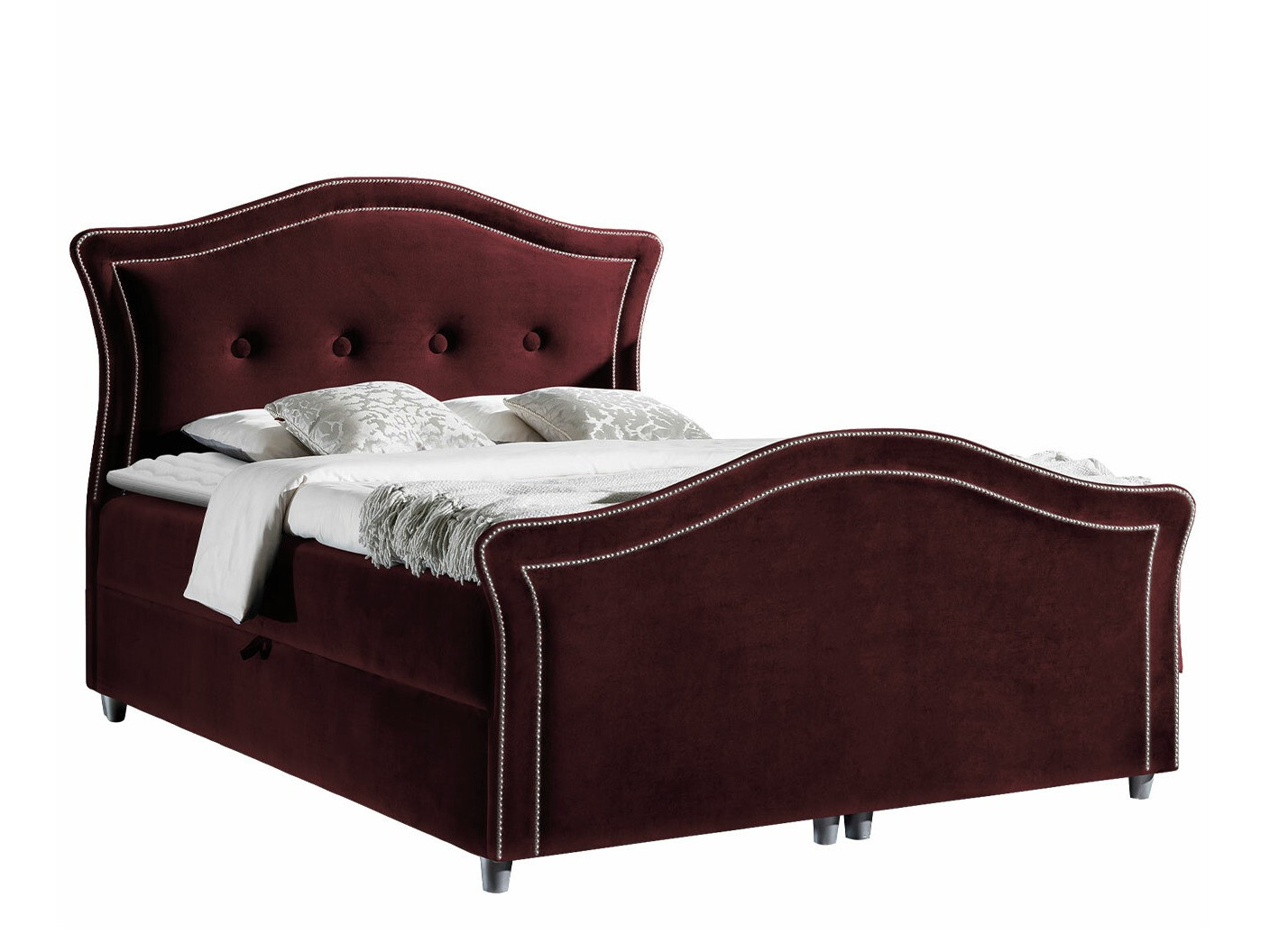 Boxspring postelja Oleum I (Velluto 32)