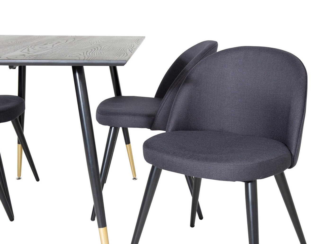 Jedilniški komplet Dallas 1692 (Črna)