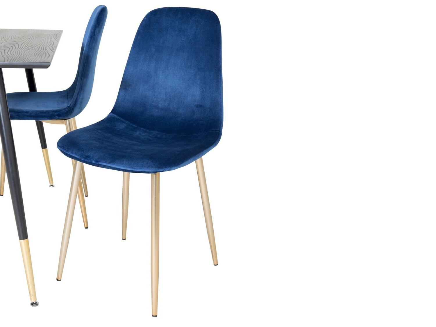 Jedilniški komplet Dallas 1693 (Modra + zlata)