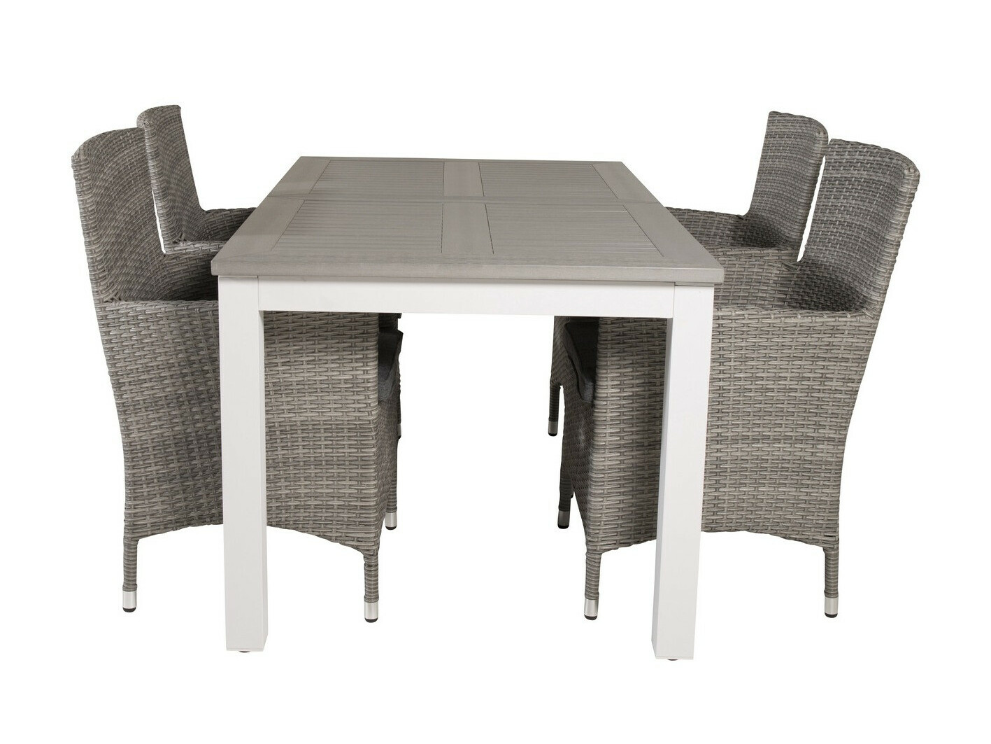 Komplet mize in stolov Dallas 3007 (Siva)