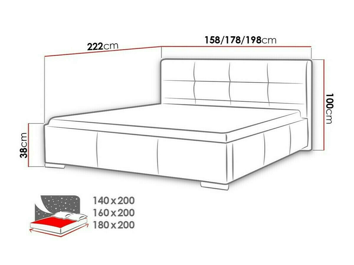 Postelja Imber (Soft 029)