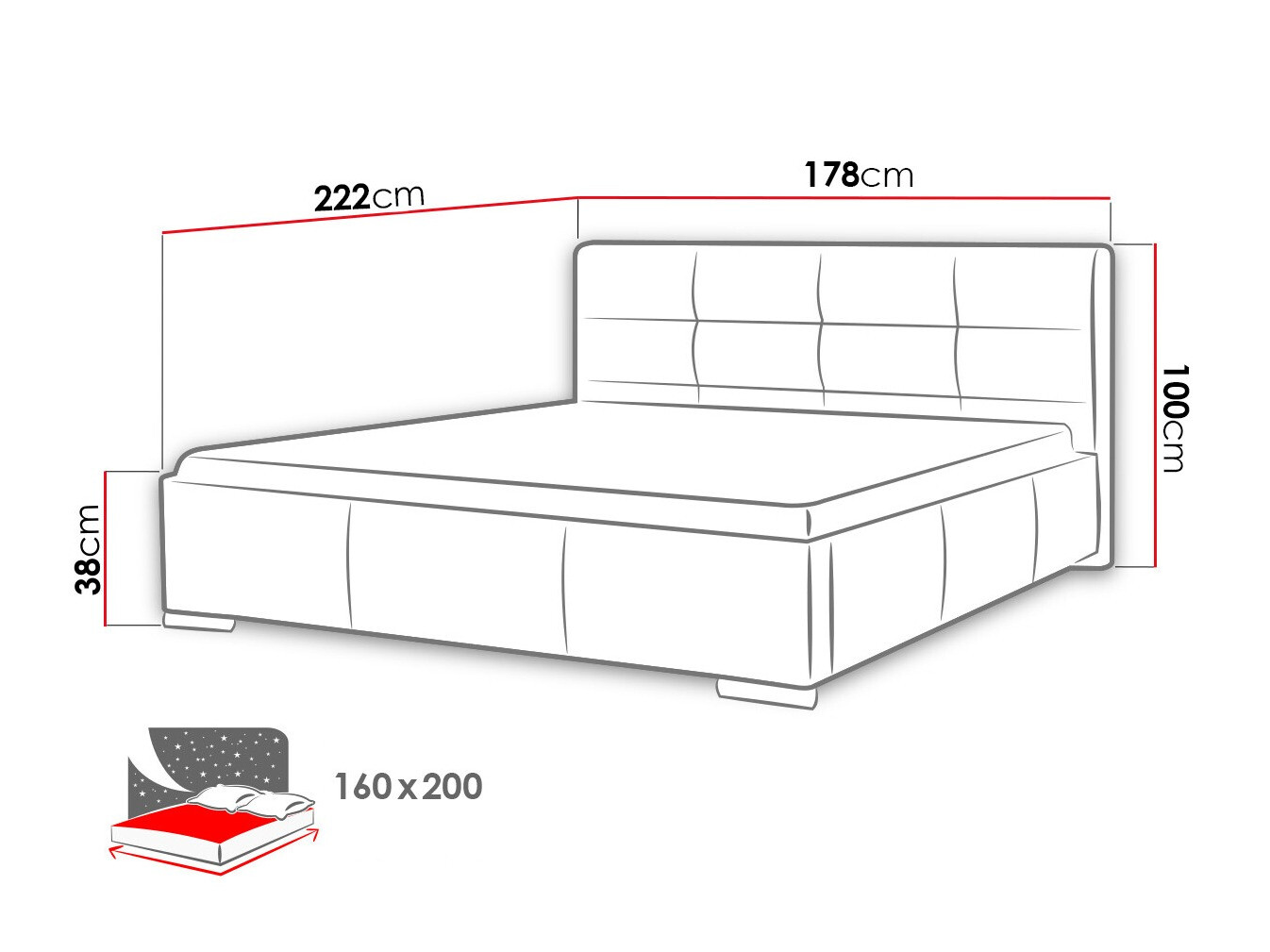 Postelja Imber (Soft 010)