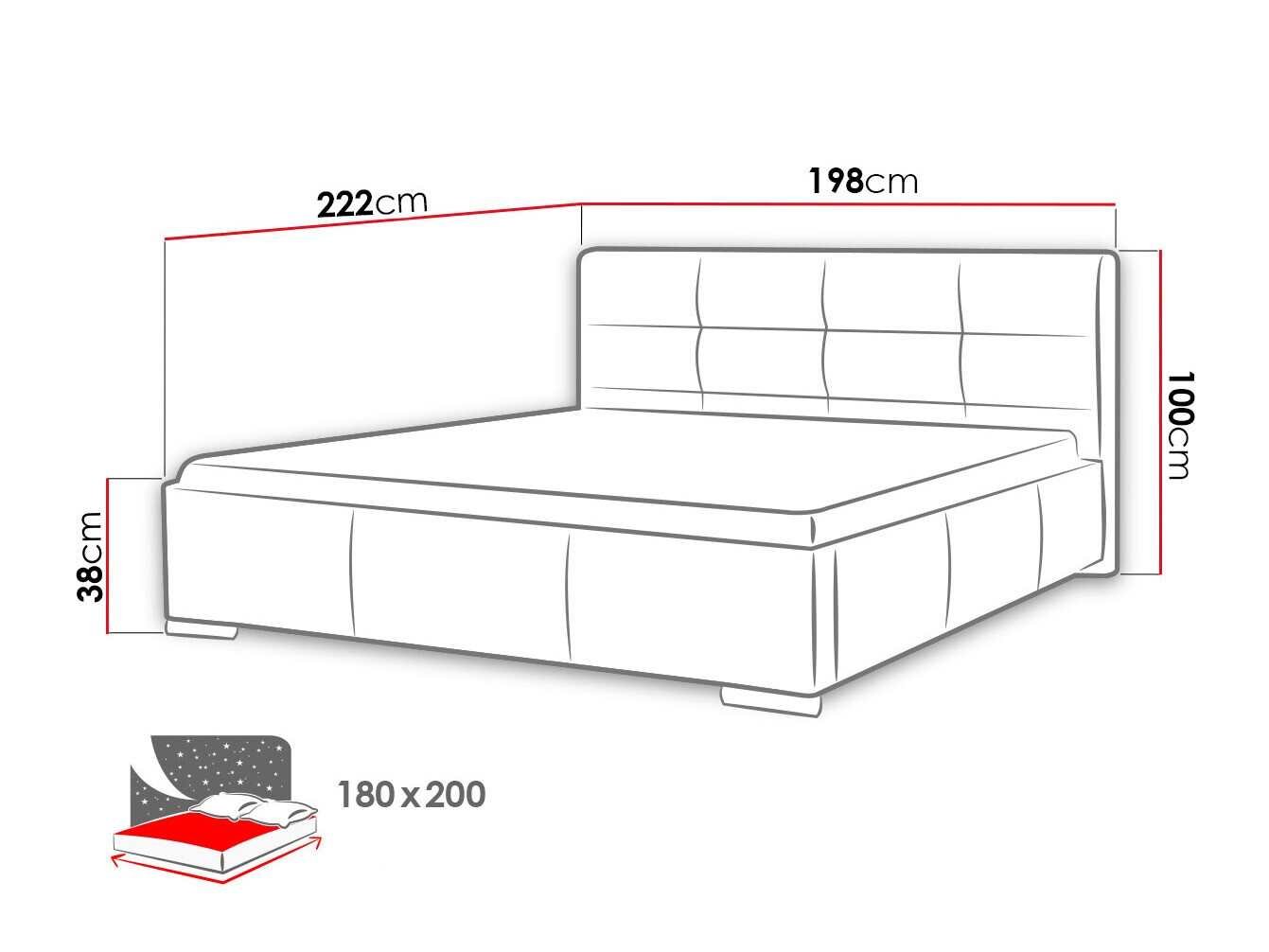 Postelja Imber (Soft 010)