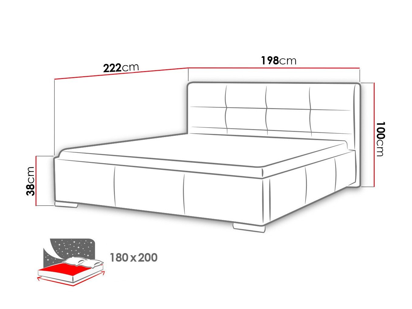 Postelja Imber (Soft 033)