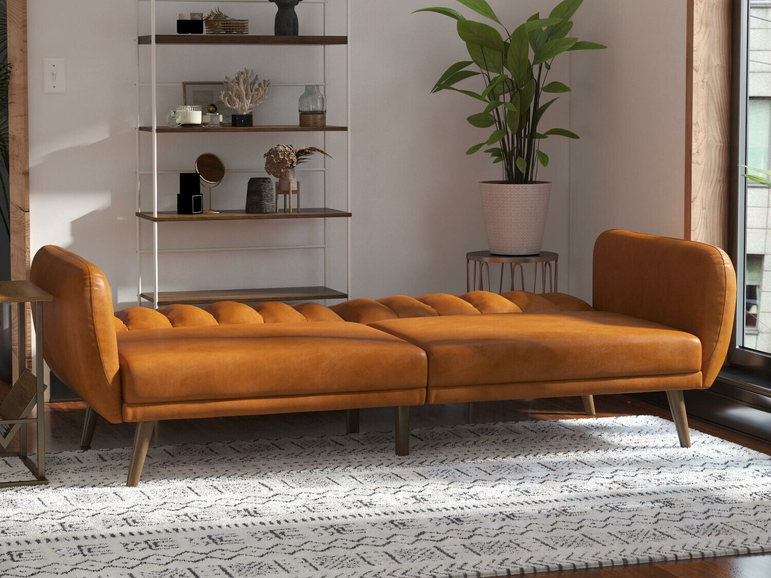 Raztegljiv kavč Novogratz 169 (Oranžna)