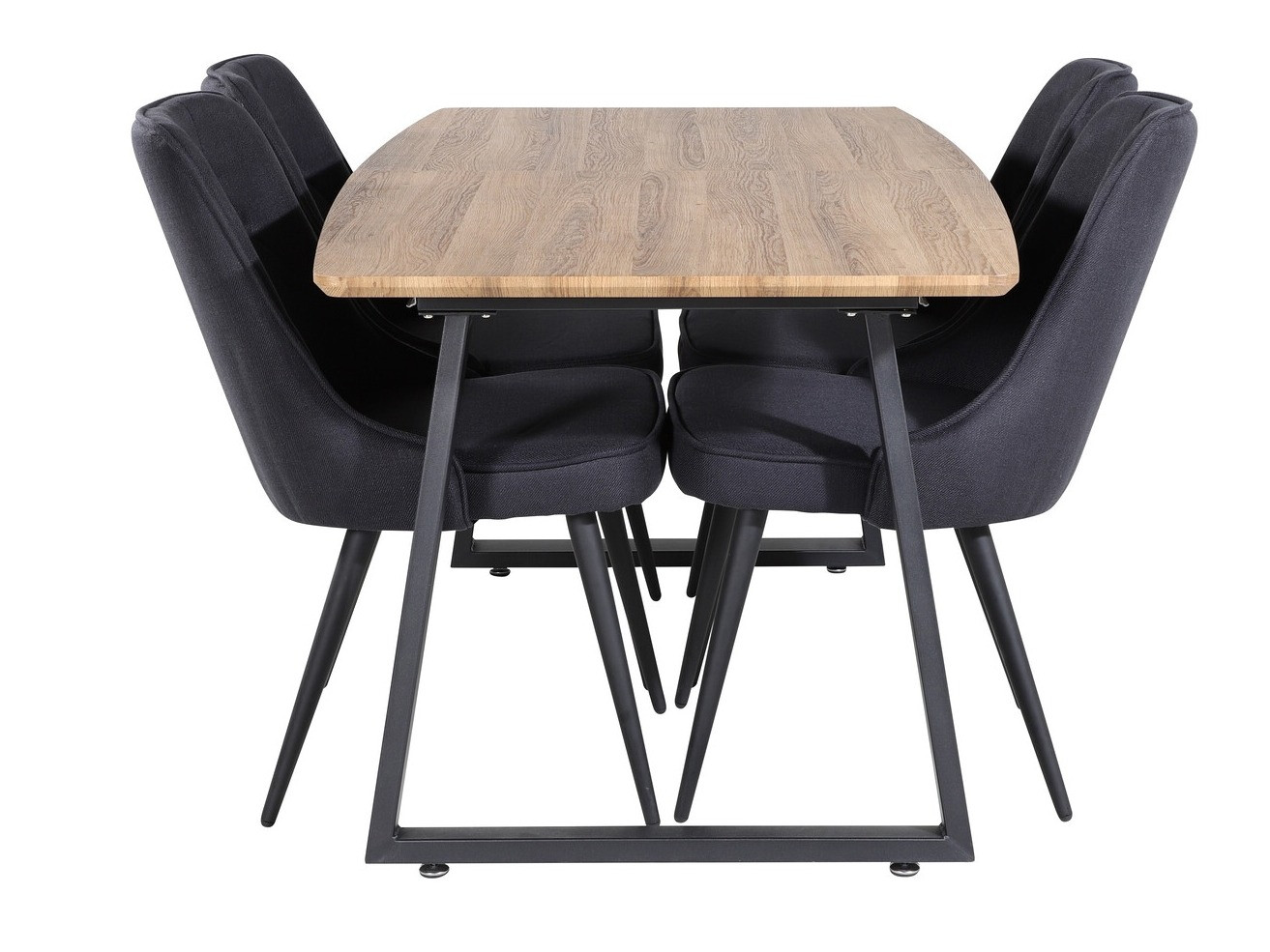 Jedilniški komplet Dallas 332 (Črna)