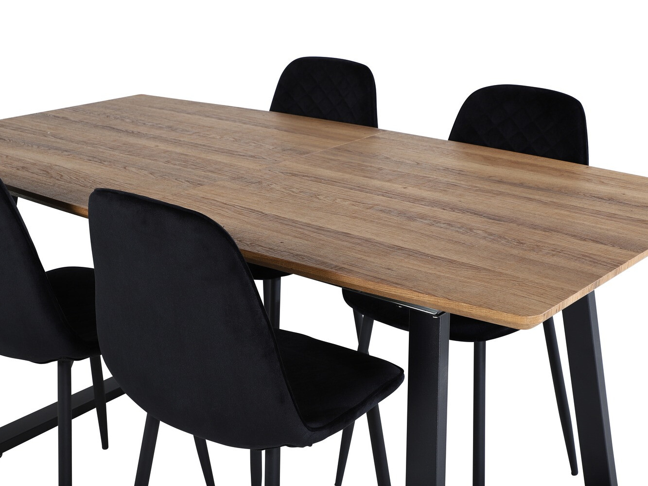 Jedilniški komplet Dallas 336 (Črna)