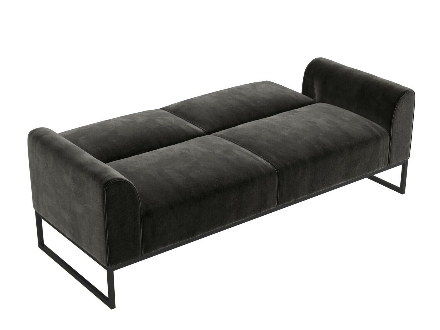 Raztegljiv kavč CosmoLiving by Cosmopolitan 125 (Črna)