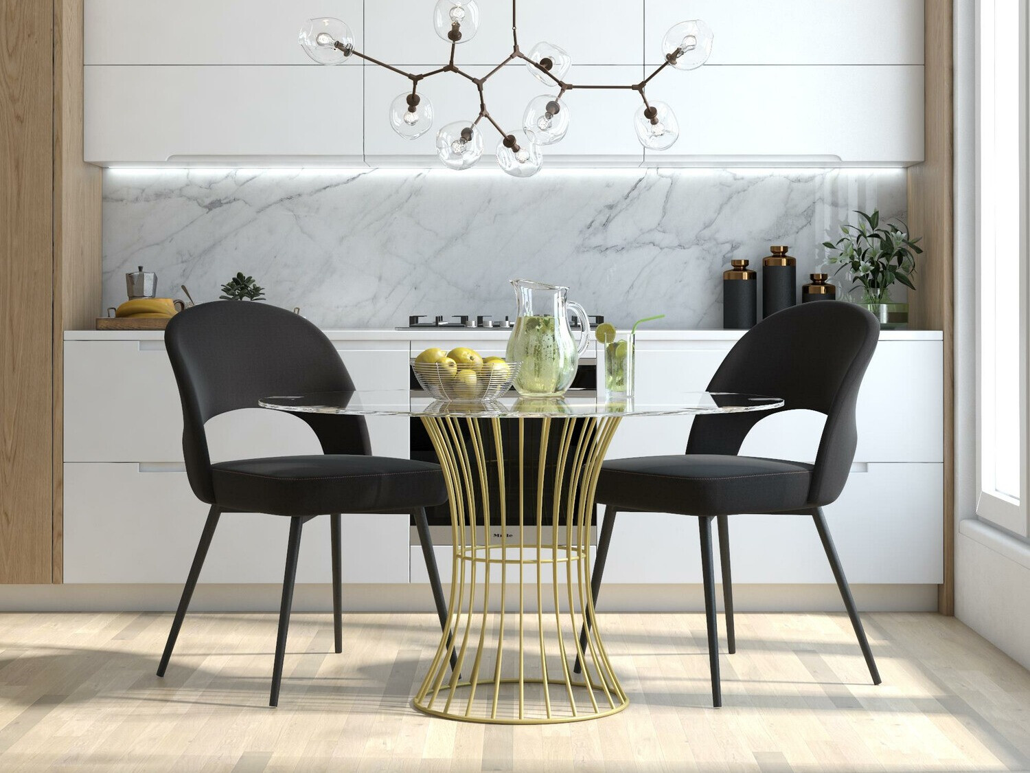 Stol CosmoLiving by Cosmopolitan 126 (Črna)