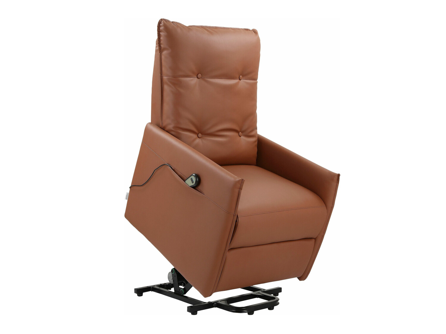 Fotelj s počivalnikom Denton 672 (Rjava)