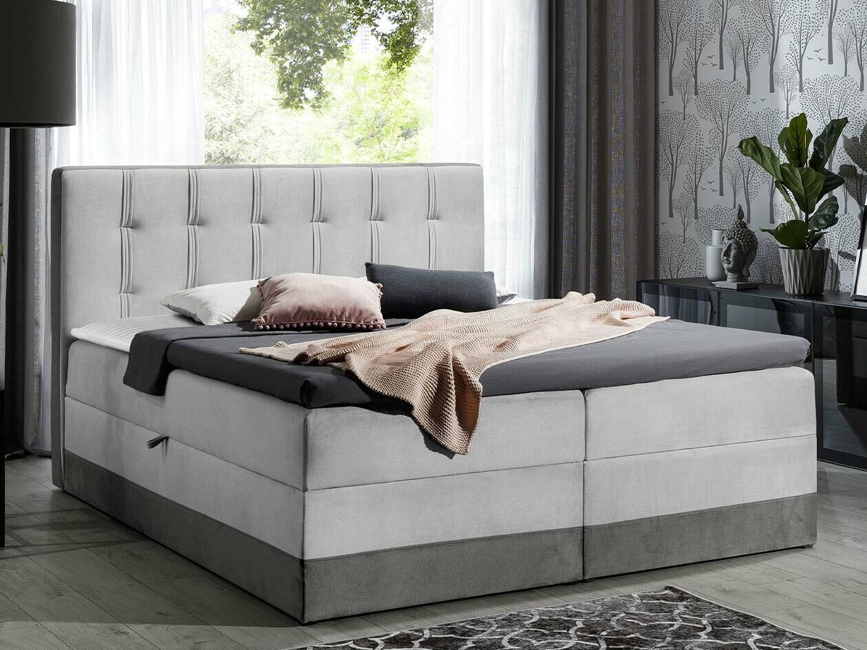 Boxspring postelja Villa (Kameleon 92 + Kameleon 84)
