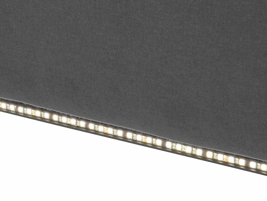 Kotna garnitura s počivalnikom Denton 698 (Antracit)