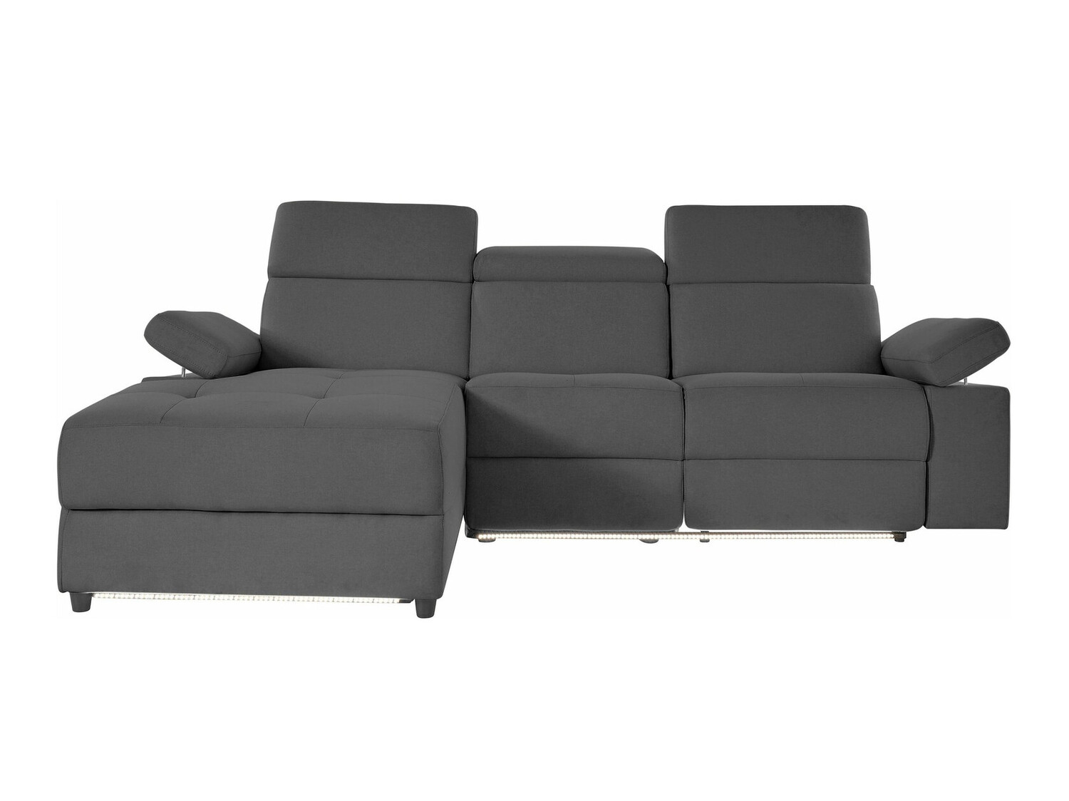 Kotna garnitura s počivalnikom Denton 698 (Antracit)