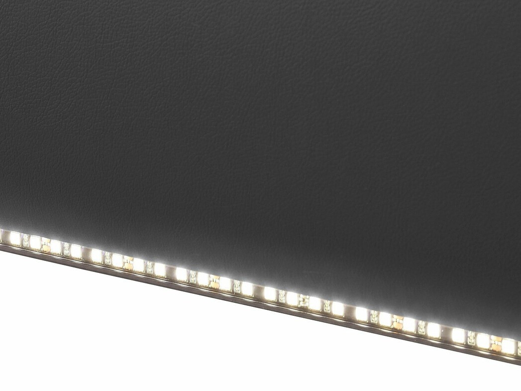 Kotna garnitura s počivalnikom Denton 1492 (Črna)