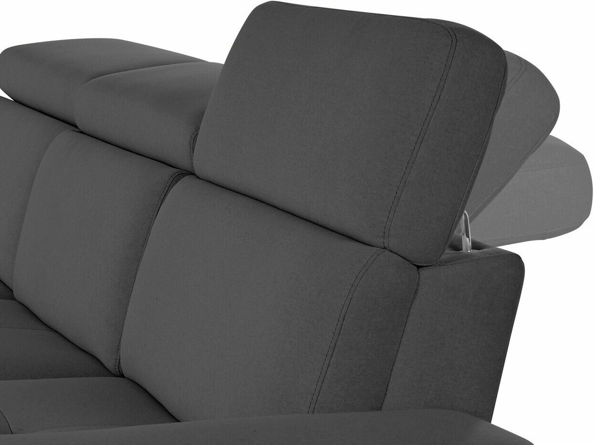 Kotna garnitura s počivalnikom Denton 704 (Antracit)