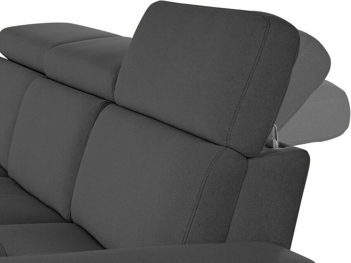 Kotna garnitura s počivalnikom Denton 710 (Antracit)