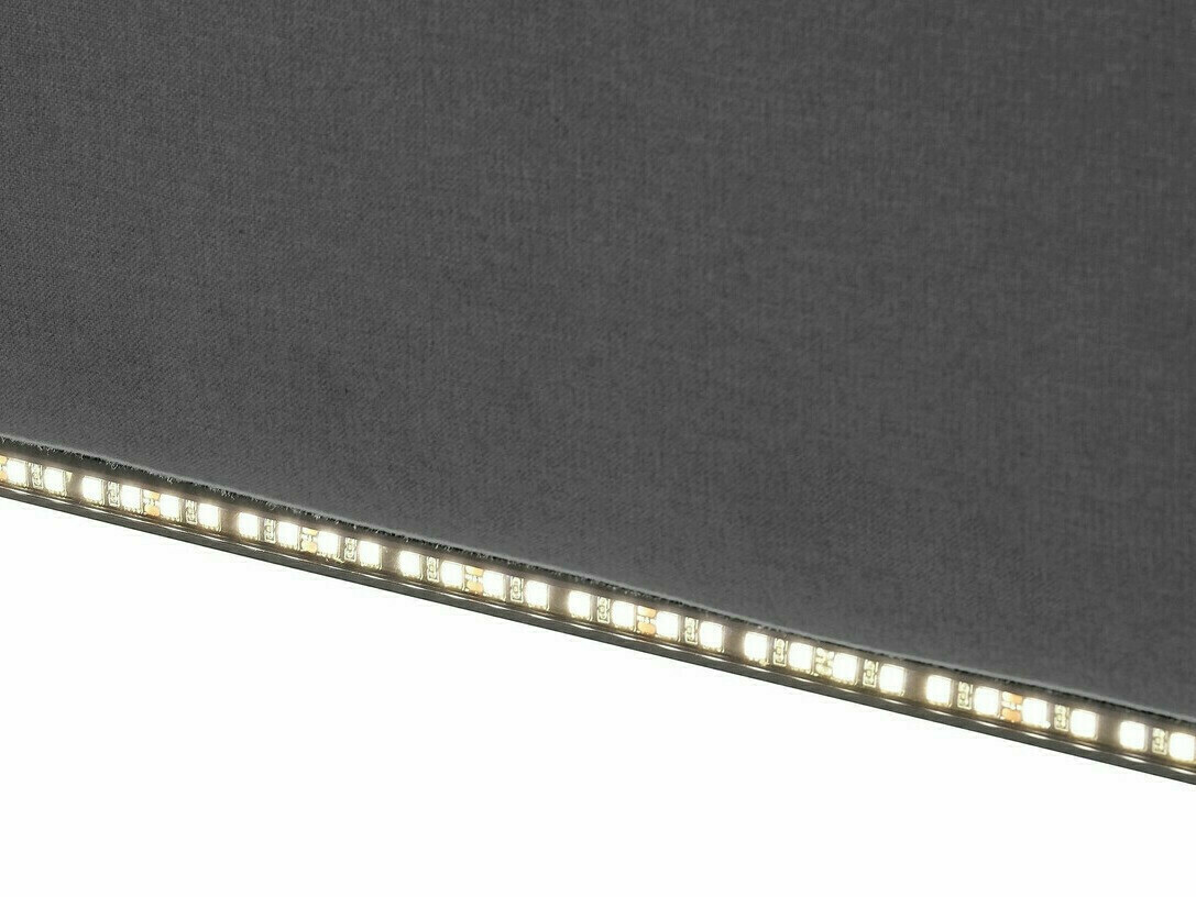 Kotna garnitura s počivalnikom Denton 710 (Antracit)