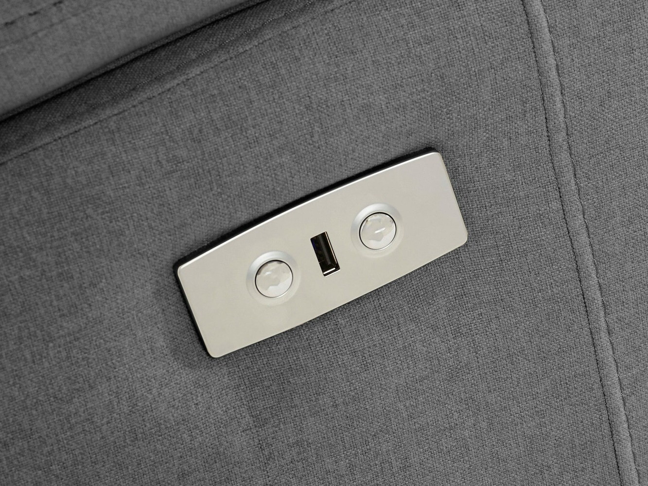 Kavč s počivalnikom Denton 724 (Antracit)