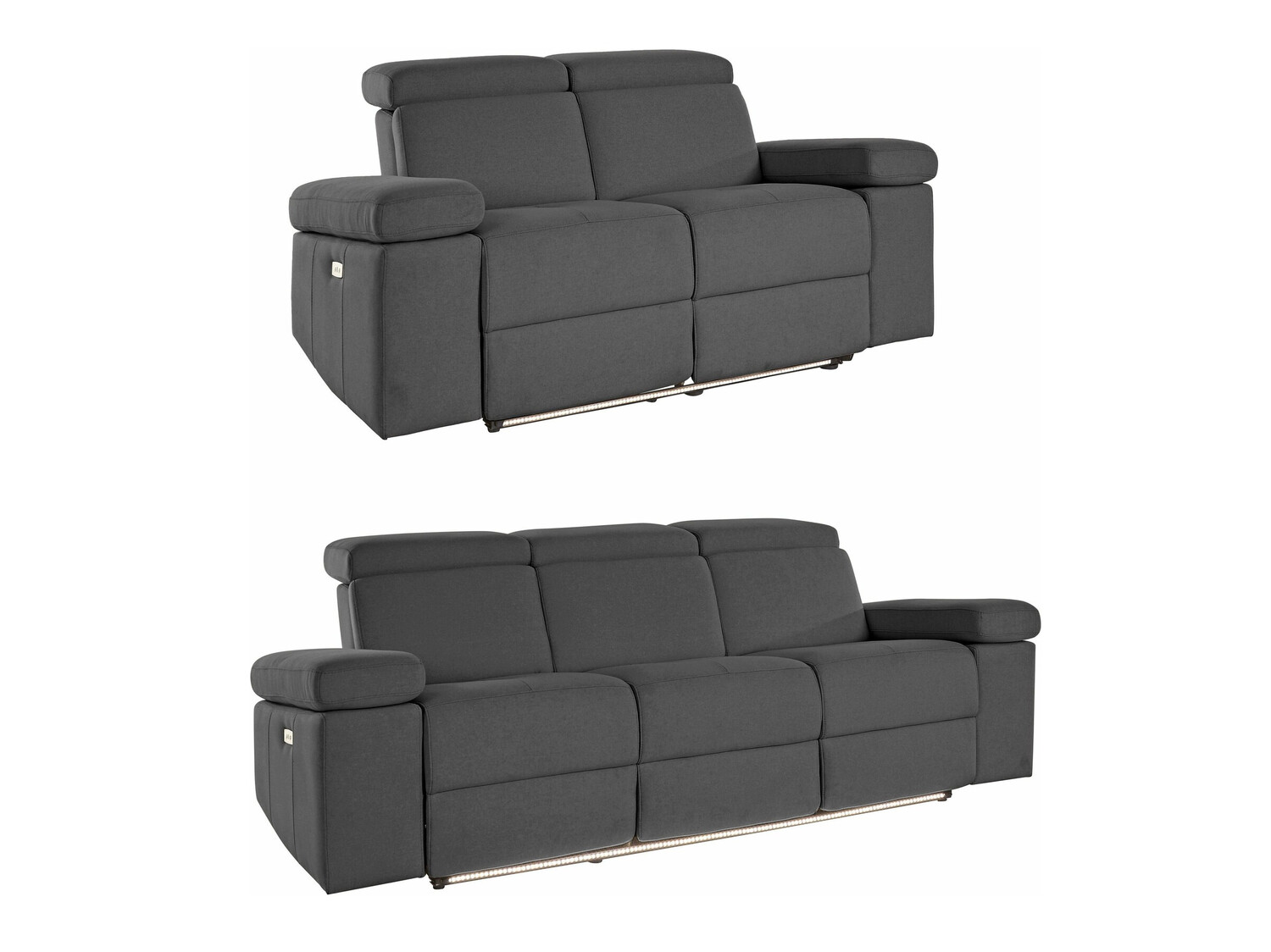 Komplet oblazinjenega pohištva Denton 725 (Antracit)