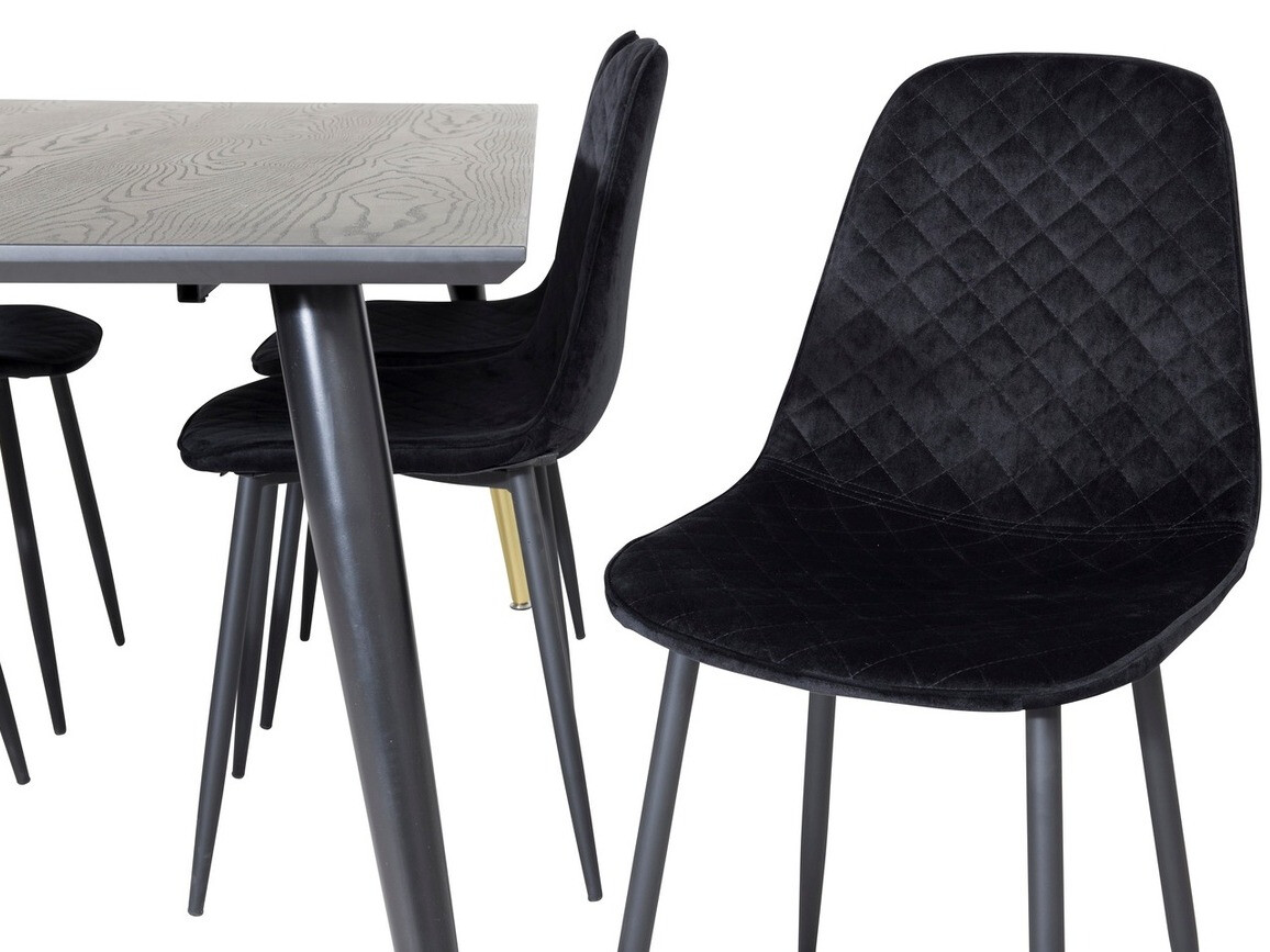 Jedilniški komplet Dallas 1259 (Črna)