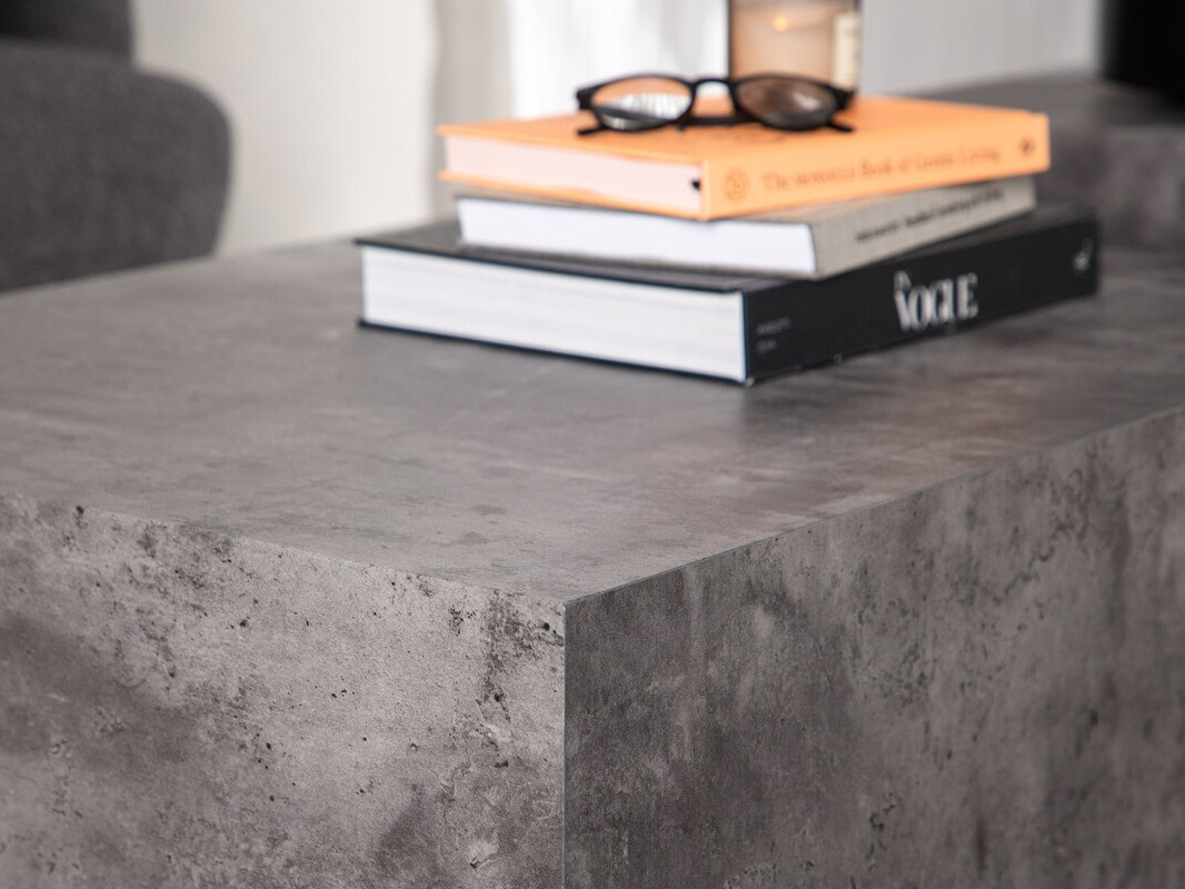 Klubska mizica Dallas 3186 (Siva)