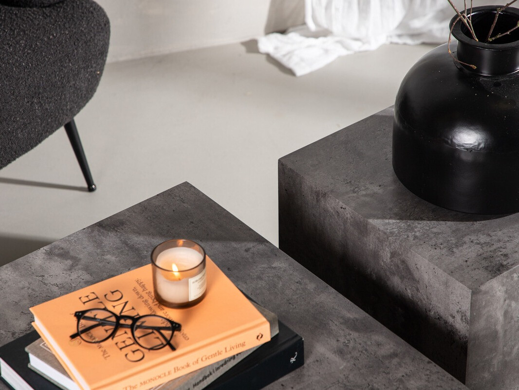 Stranska mizica Dallas 3187 (Siva)