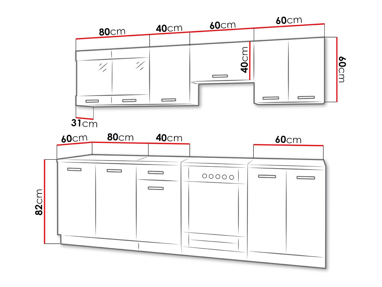 Kuhinjski blok Tucson 161