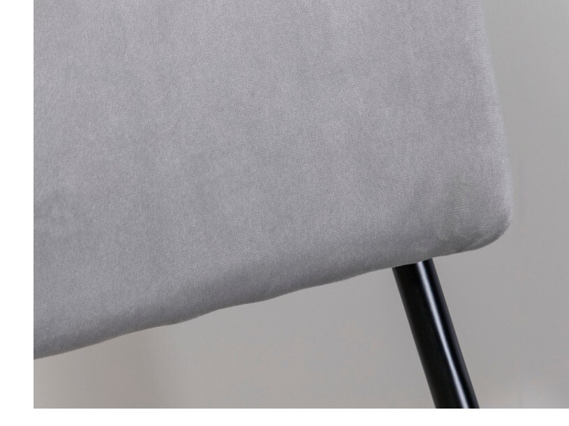 Stol Dallas 2613 (Svetlo siva + Črna)