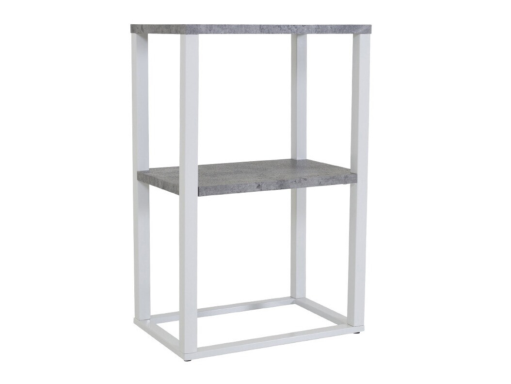 Stranska mizica Dallas 3219 (Bela + Beton)