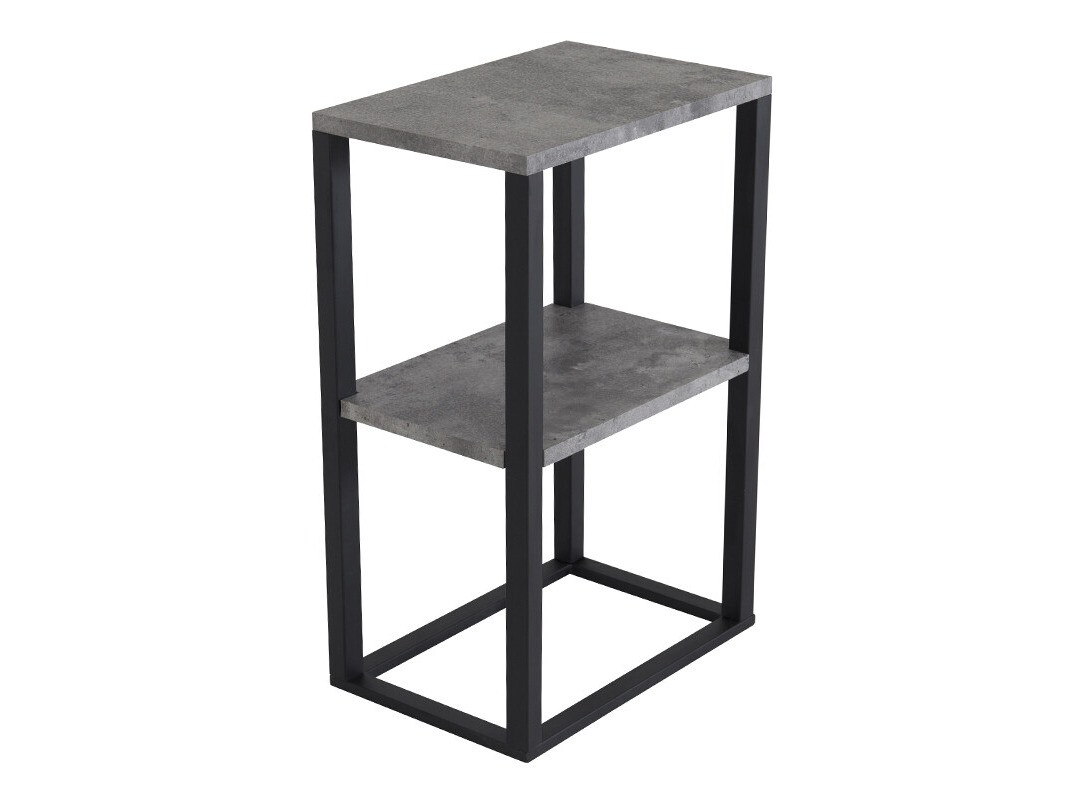 Stranska mizica Dallas 3219 (Črna + Beton)