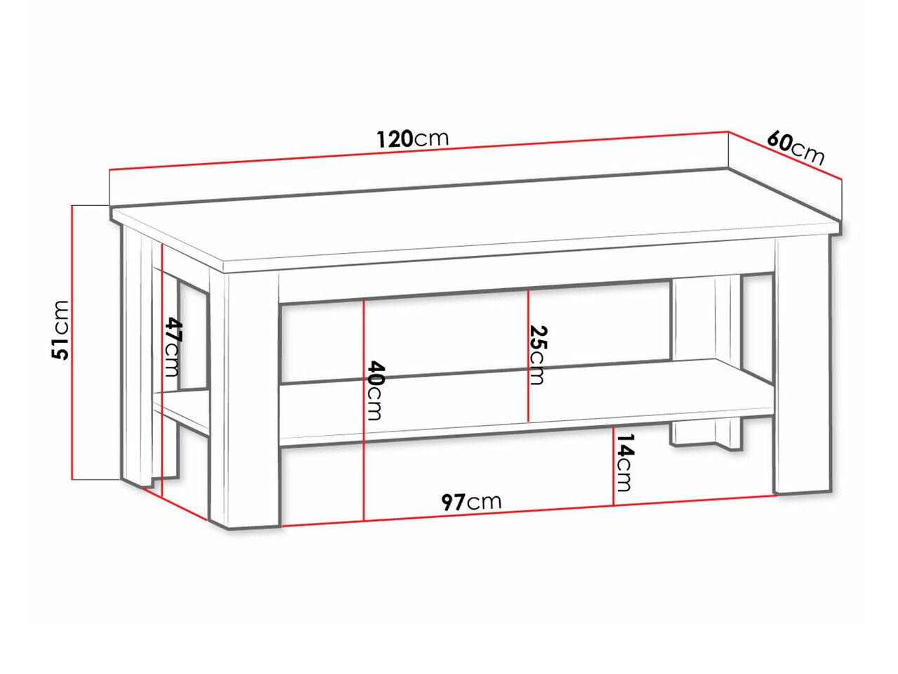 Klubska mizica Ferdore 149