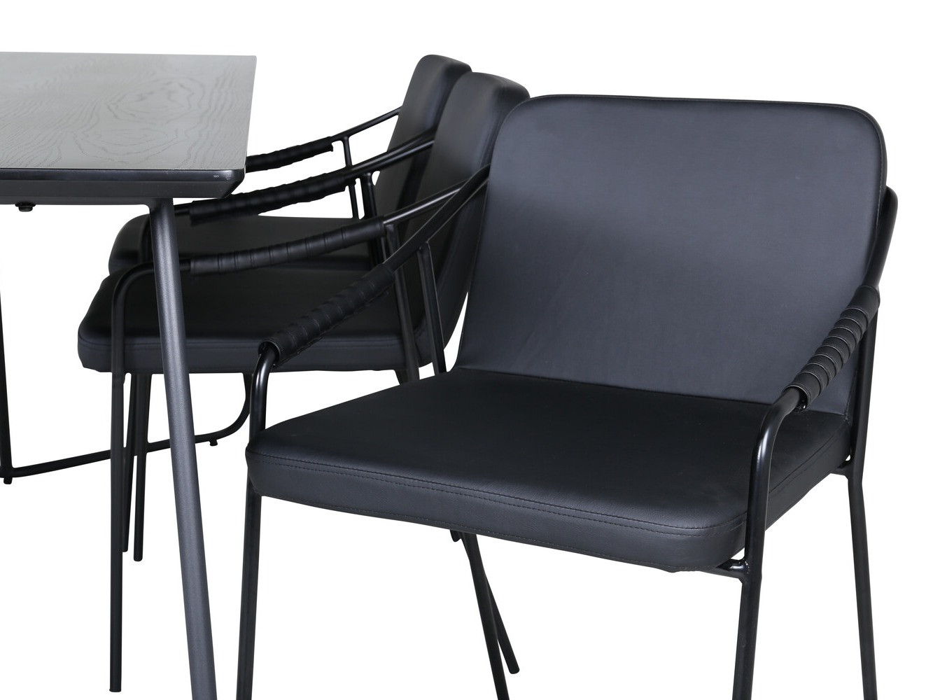 Jedilniški komplet Dallas 2720 (Črna)