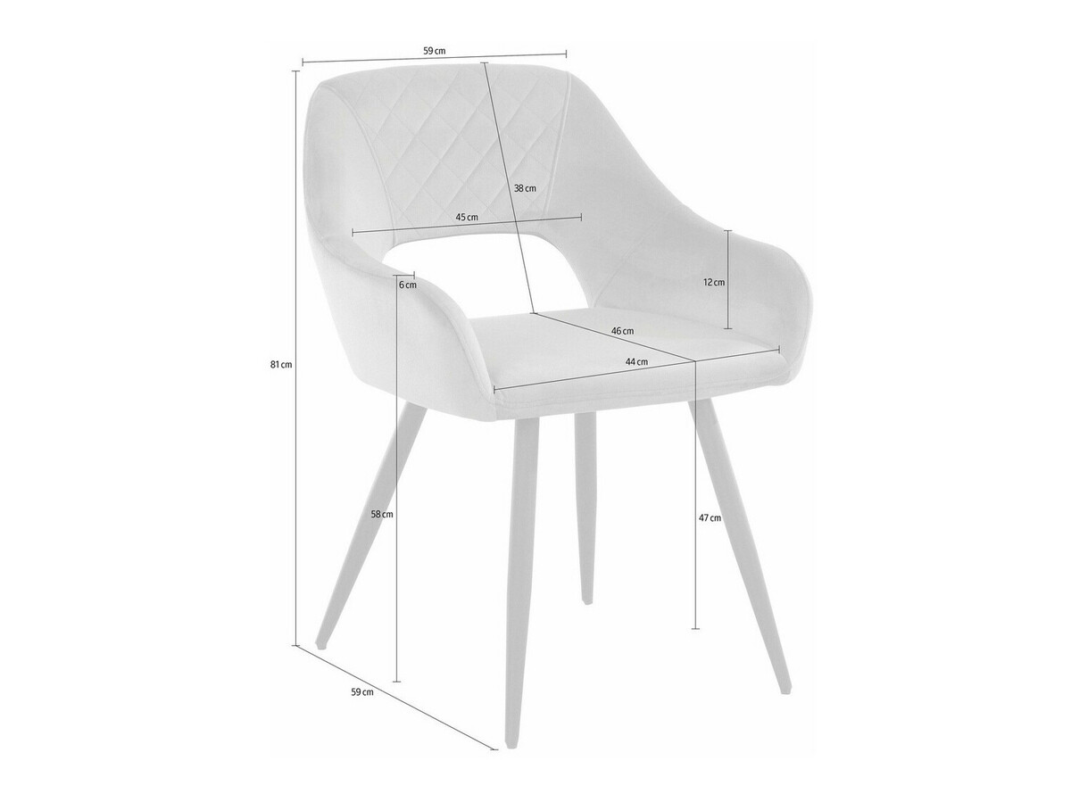 Komplet stolov Denton 779 (Siva + Hrast)