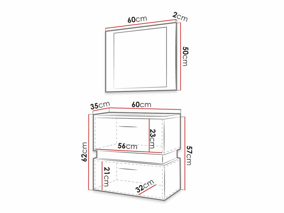 Kopalniški komplet Hartford C104 (Wotan hrast + Črna)
