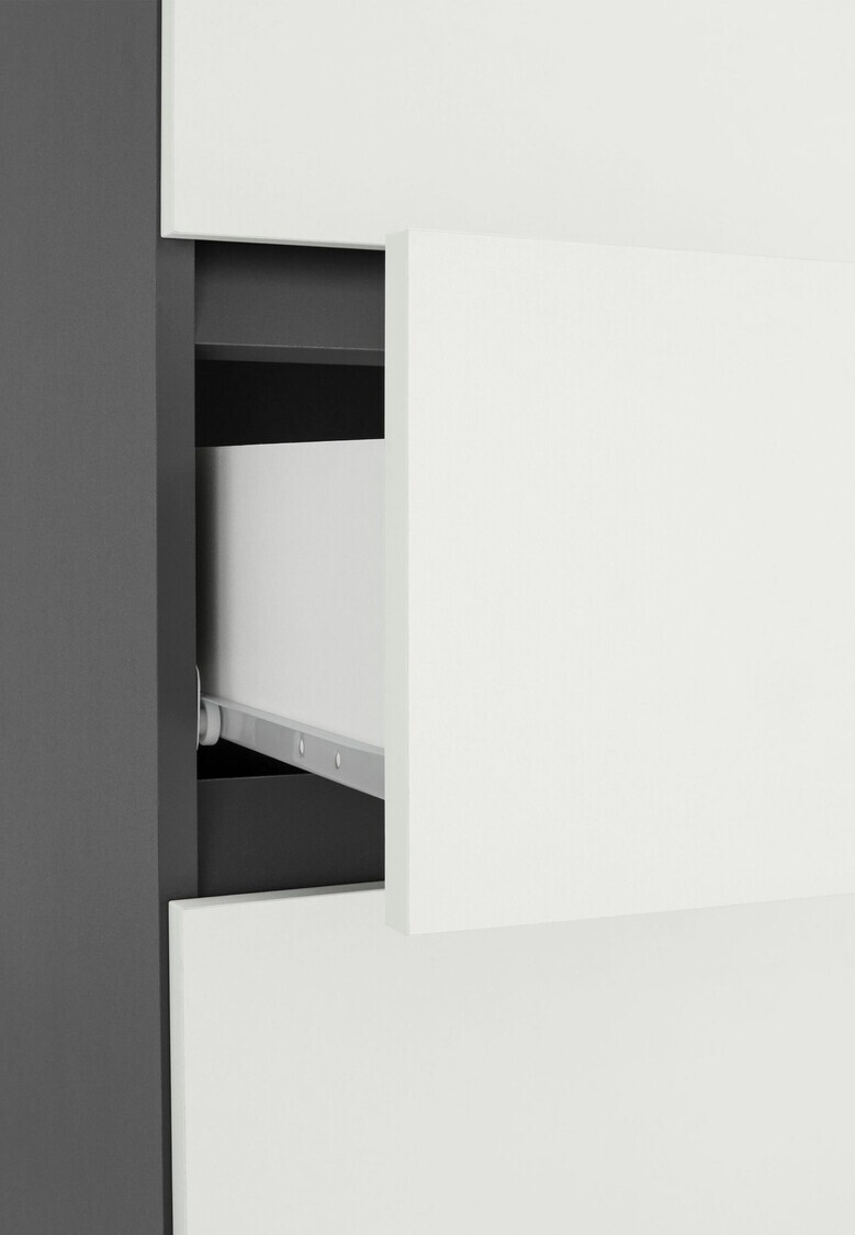 Prostostoječa Kopalniška omarica Soncamu 106 (Bela + Antracit)