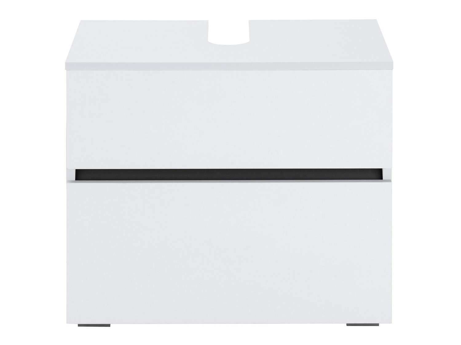 Prostostoječa kopalniška omarica za umivalnik Soncamu 110 (Bela)