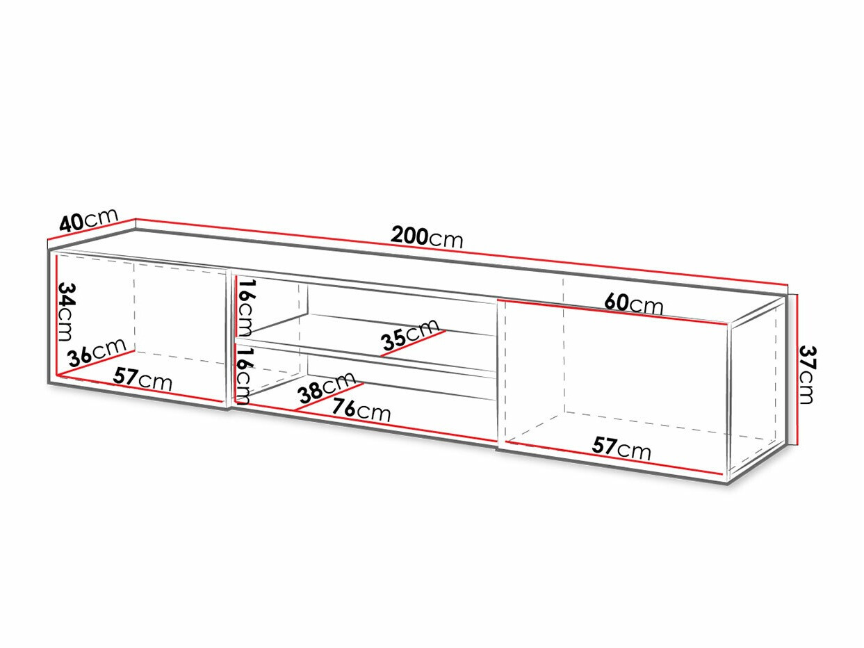 TV-omarica Imago II (Bela + Sijaj bela)