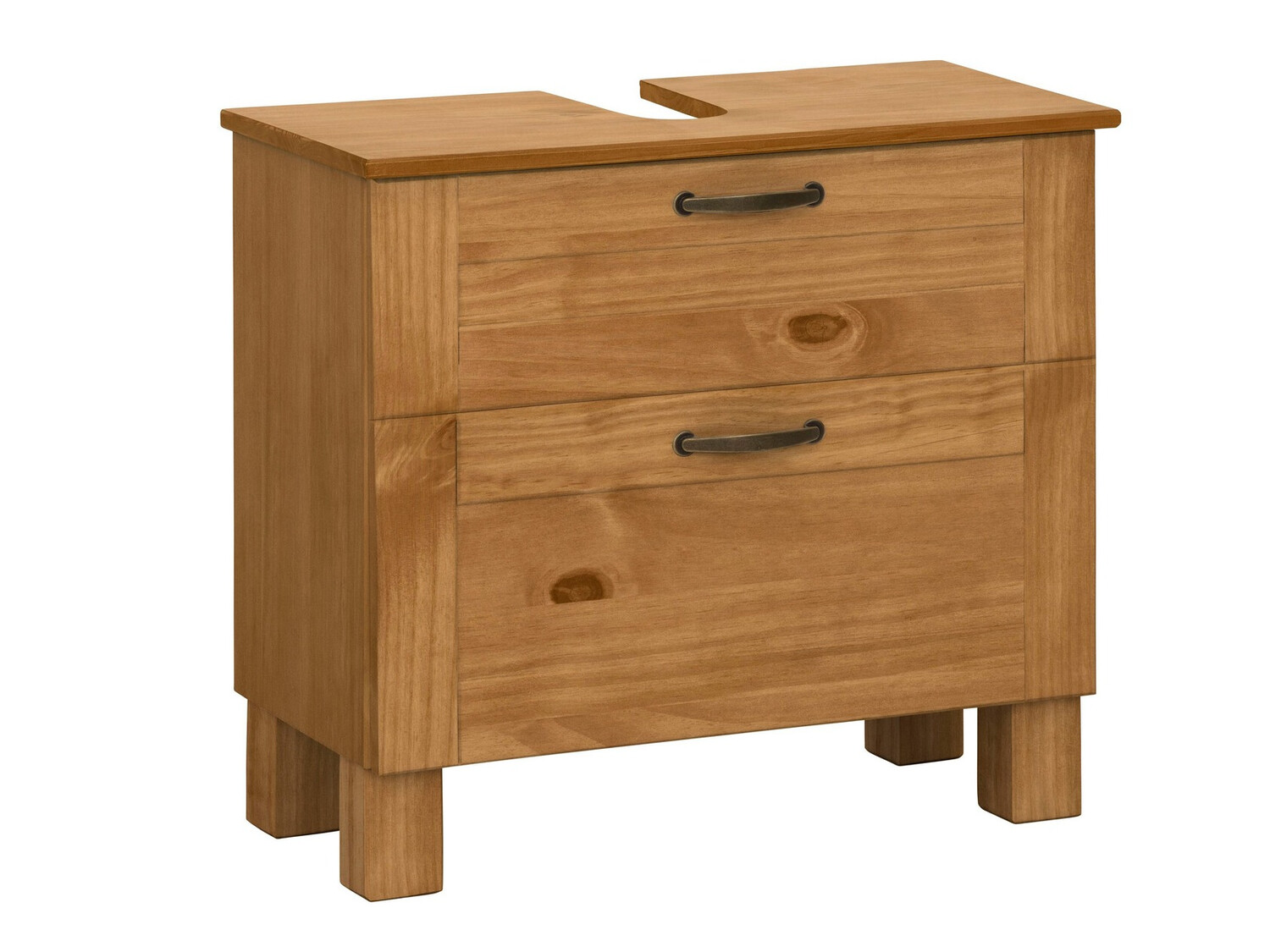 Prostostoječa kopalniška omarica za umivalnik Ophlevu 102 (Bor)