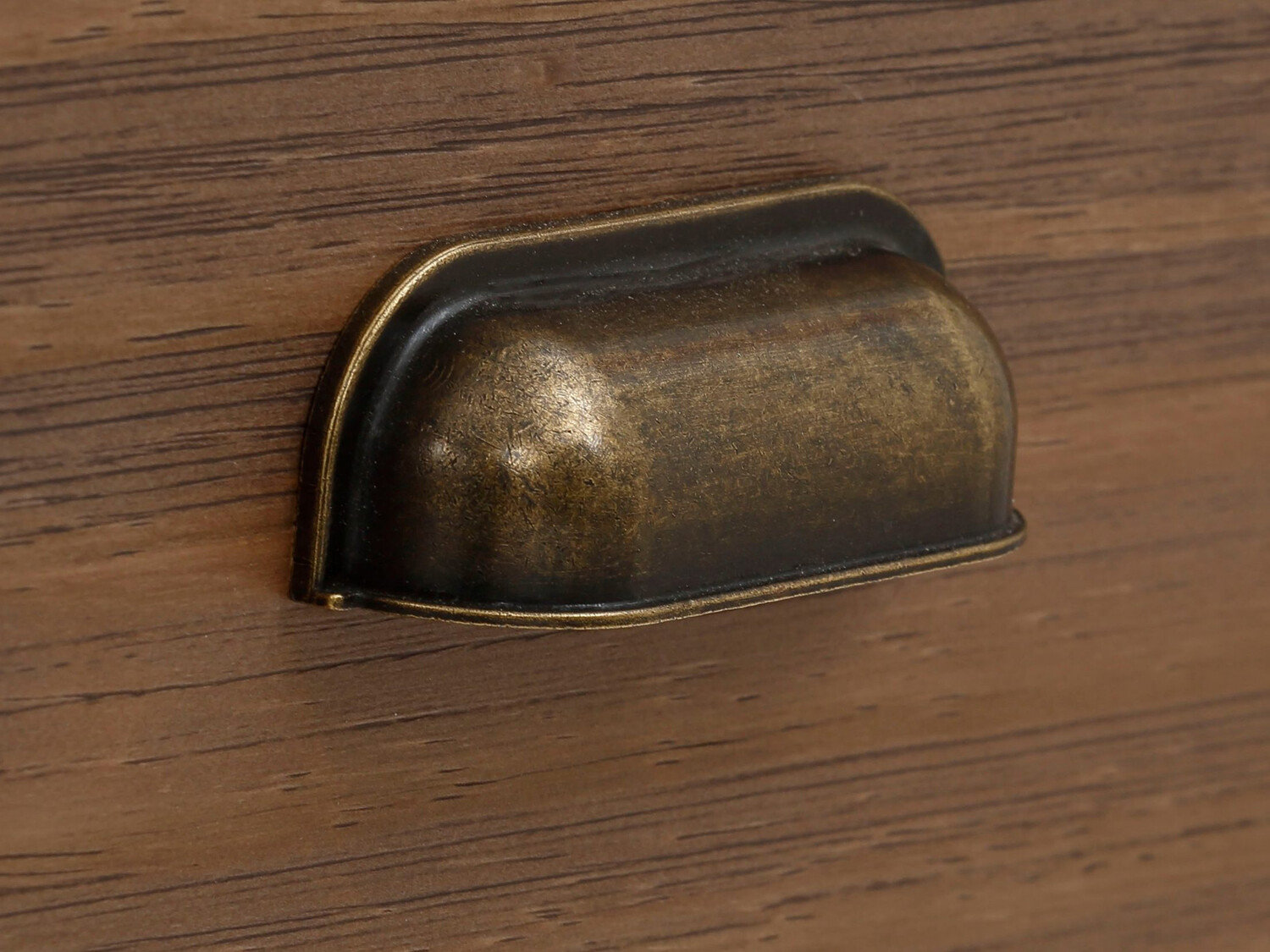 Nočna omarica Tivmeri 101 (Bela + Rjava)