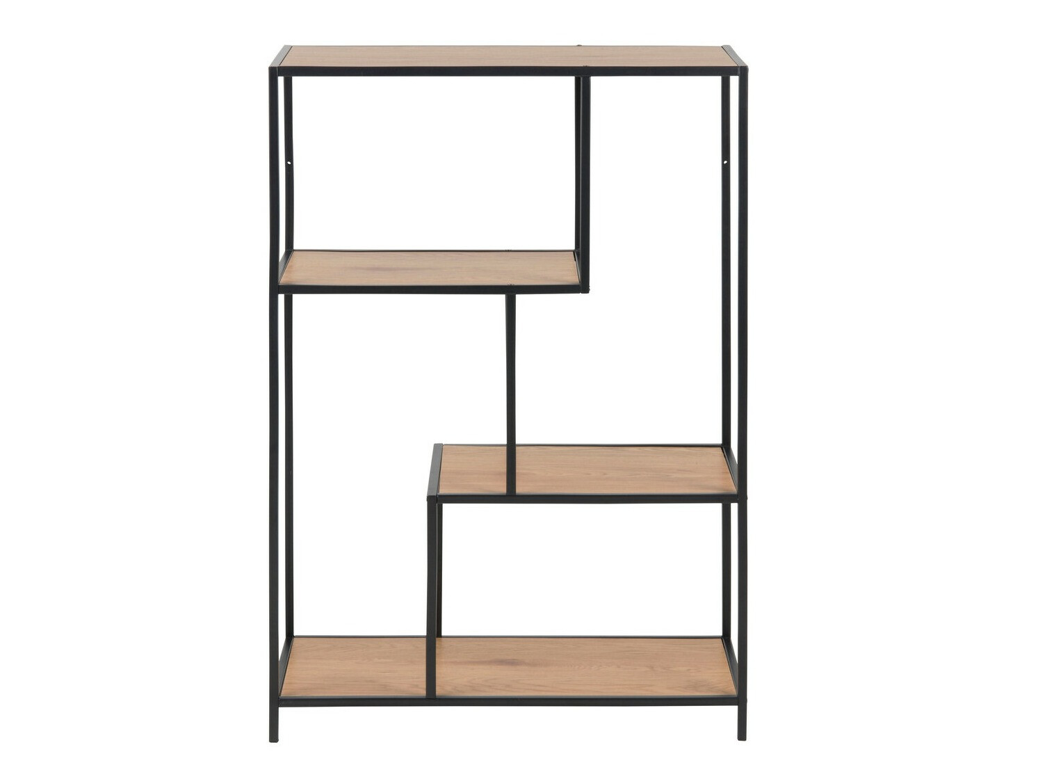 Regal Norsica Sevferi 103 (Divji hrast + Črna)