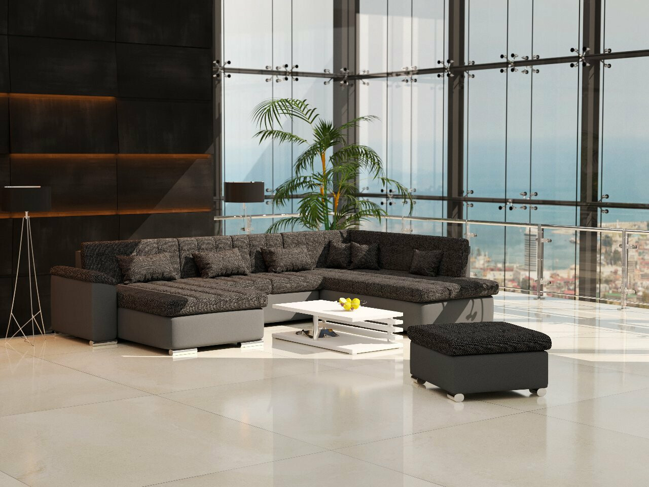 Komplet oblazinjenega pohištva Comfivo 216 (Soft 020 + Majorka 03)