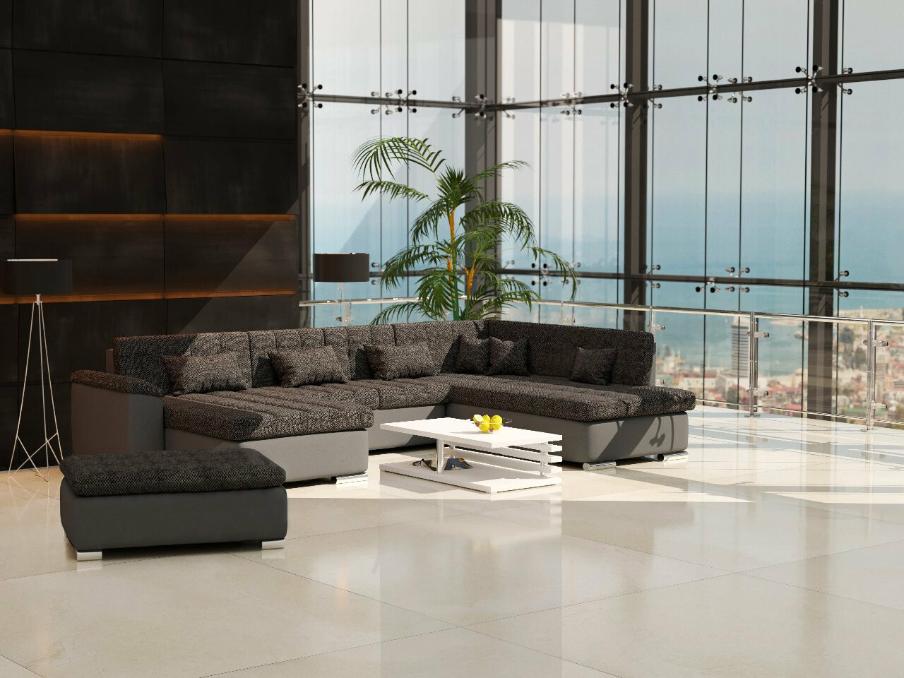 Komplet oblazinjenega pohištva Comfivo 217 (Soft 020 + Majorka 03)